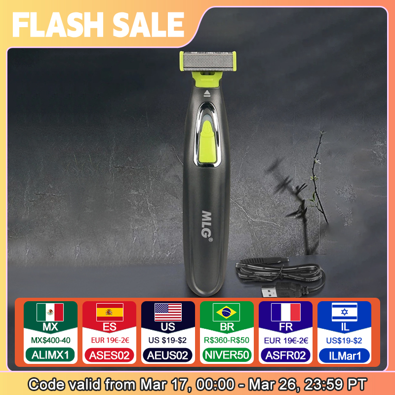 Men'S Grooming Razor - MLG Elektrorasierer für Männer und Frauen,