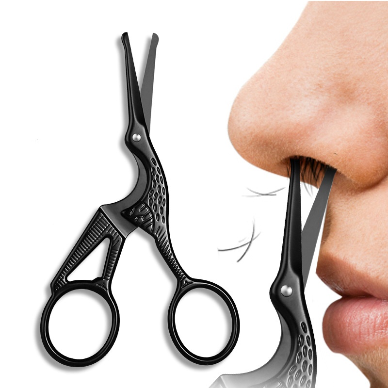 Men'S Grooming Eyebrow Trimming - Gesichtshaar-Trimm-Schere für Männer und Frauen, für