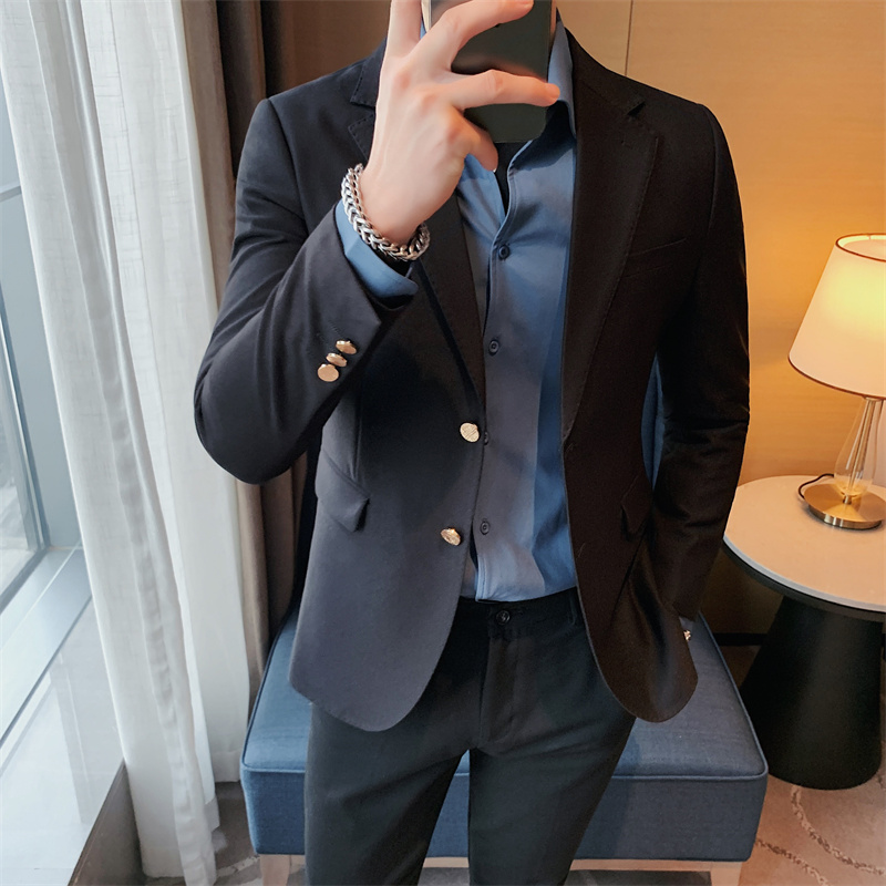 Jack Men'S Grooming - Britischen Stil Einfarbig Blazer Männer Herbst
