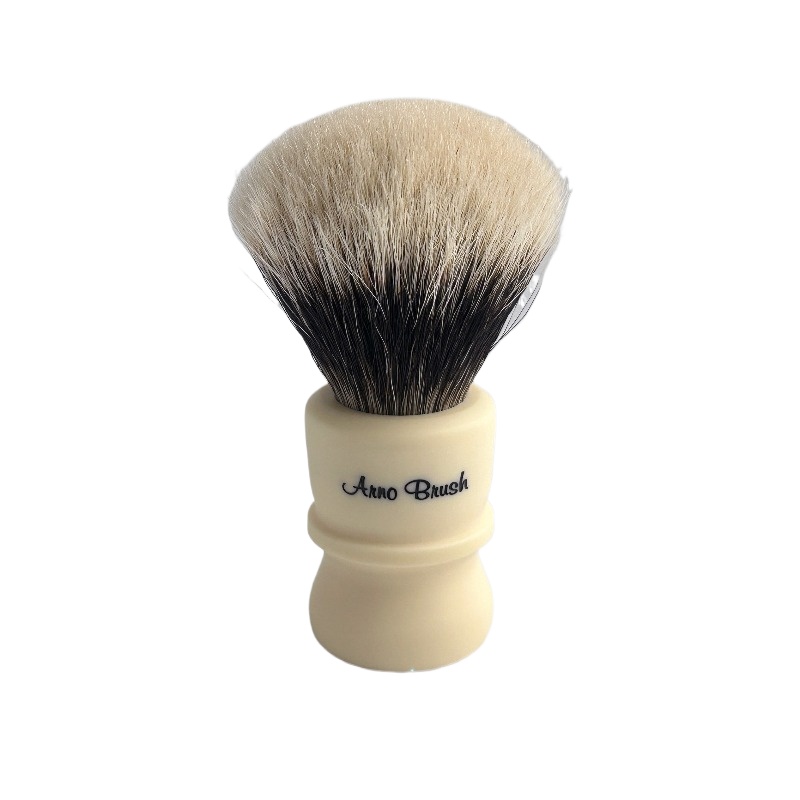 Men'S Grooming Tips - Mini Chubby Men Nassrasierpinsel mit silberfarbenen