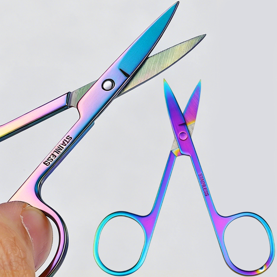 Men'S Grooming Eyebrow Trimming - Kleine Gesichtshaarschere für Männer und Frauen