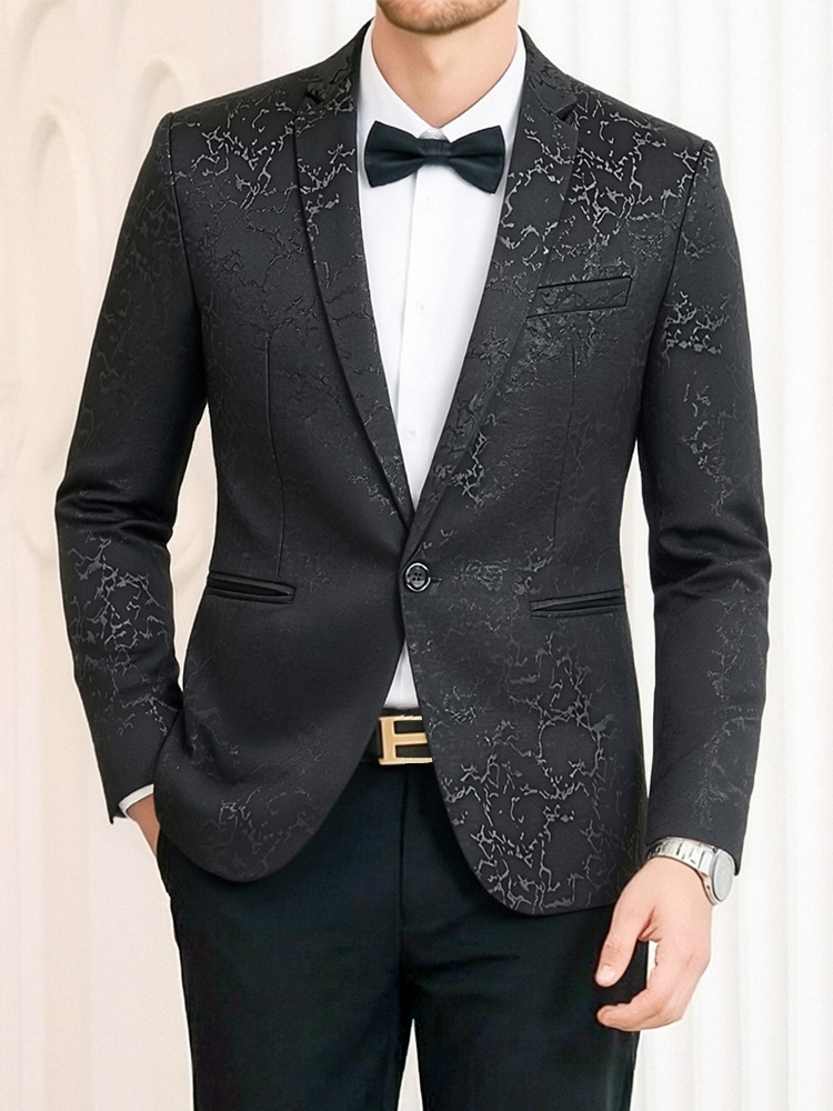 Jack Men'S Grooming - Boutique Mode Einfarbiger Hochwertiger Marken-Casual-Business-Herren-Blazer Bräutigam