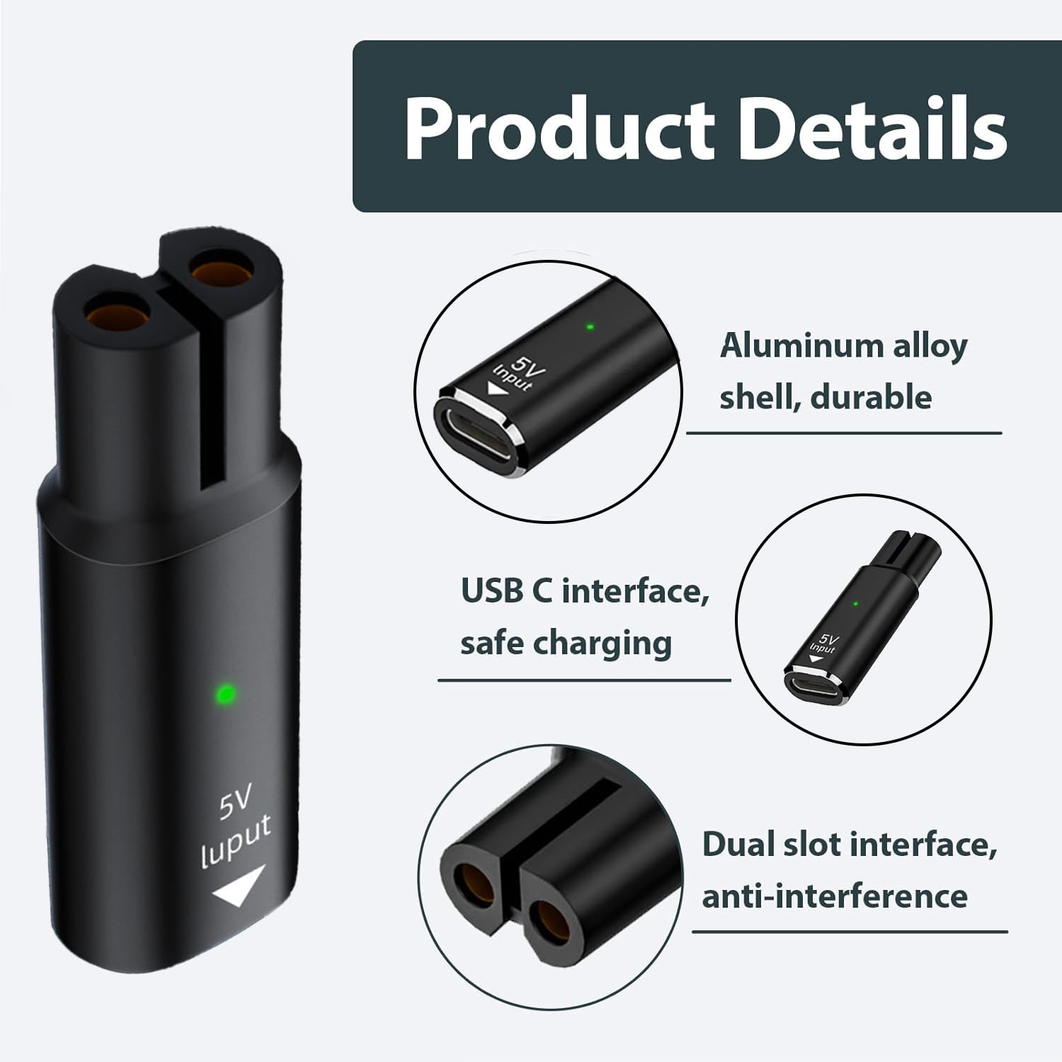 5V 15V USB Typ-C Ladeadapter f – Men'S Grooming Razor Bewertung und Preis